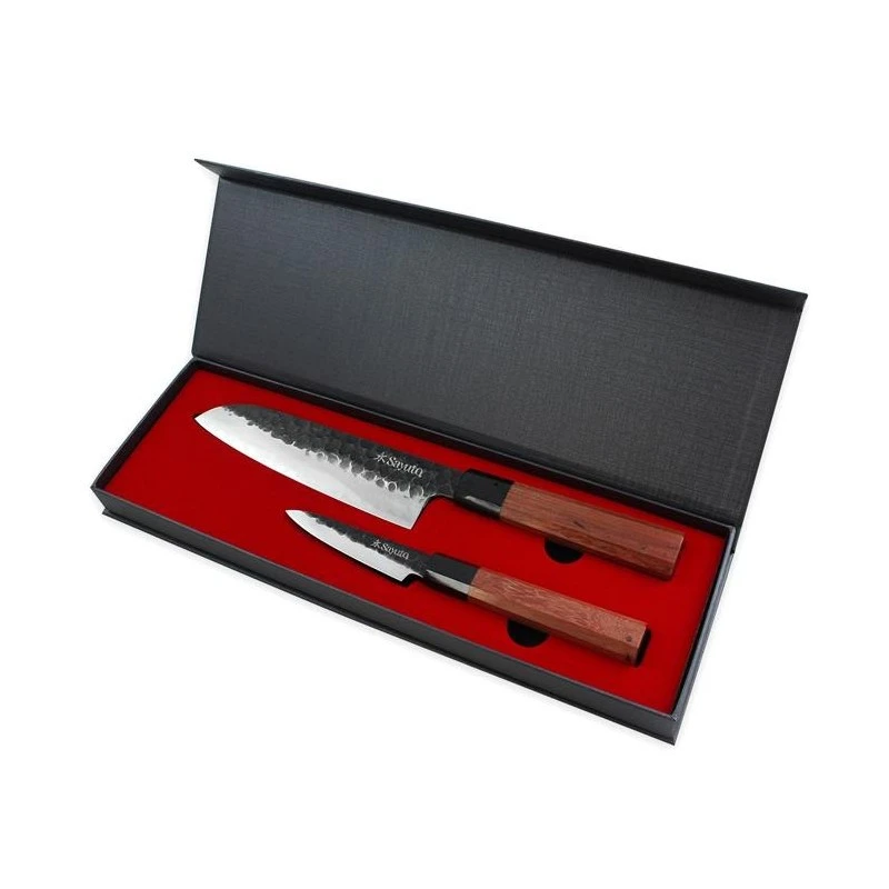 Coffret 2 Couteaux Sayuto Sequoia San Maï - Santoku Office 4 Coffret 2 Couteaux Sayuto Sequoia San Maï - Santoku Office – Image 2