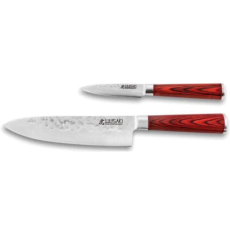 Coffret 2 Couteaux Wusaki Pakka X50 - Chef Et Office 3 Coffret 2 Couteaux Wusaki Pakka X50 - Chef Et Office