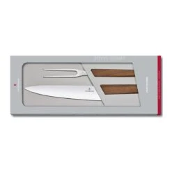 Coffret à Découper Victorinox Swiss Modern Noyer 2 Pièces