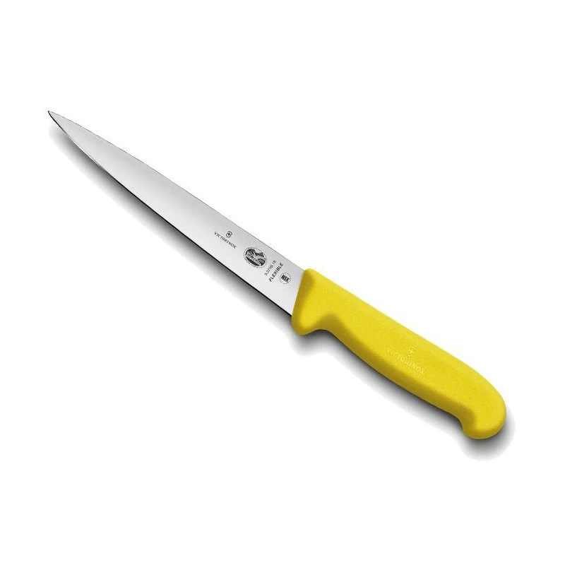 Couteau à Dénerver Victorinox Jaune Lame Flexible 20cm 3 Couteau à Dénerver Victorinox Jaune Lame Flexible 20cm