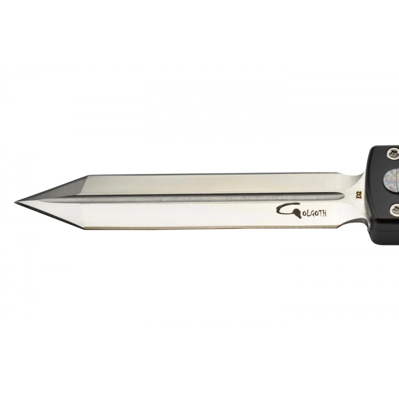 Couteau Automatique OTF Golgoth G12G+ Glaive Crazy D2/alu Noir 8 Couteau Automatique OTF Golgoth G12G+ Glaive Crazy D2/alu Noir – Image 6