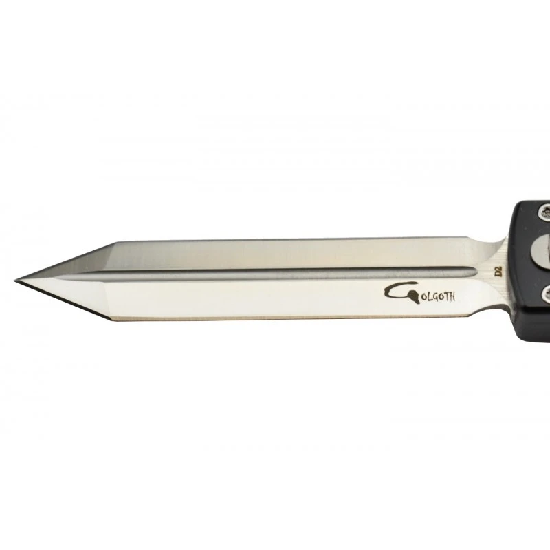 Couteau Automatique OTF Golgoth G12G Glaive D2/alu Noir 3 Couteau Automatique OTF Golgoth G12G Glaive D2/alu Noir – Image 2