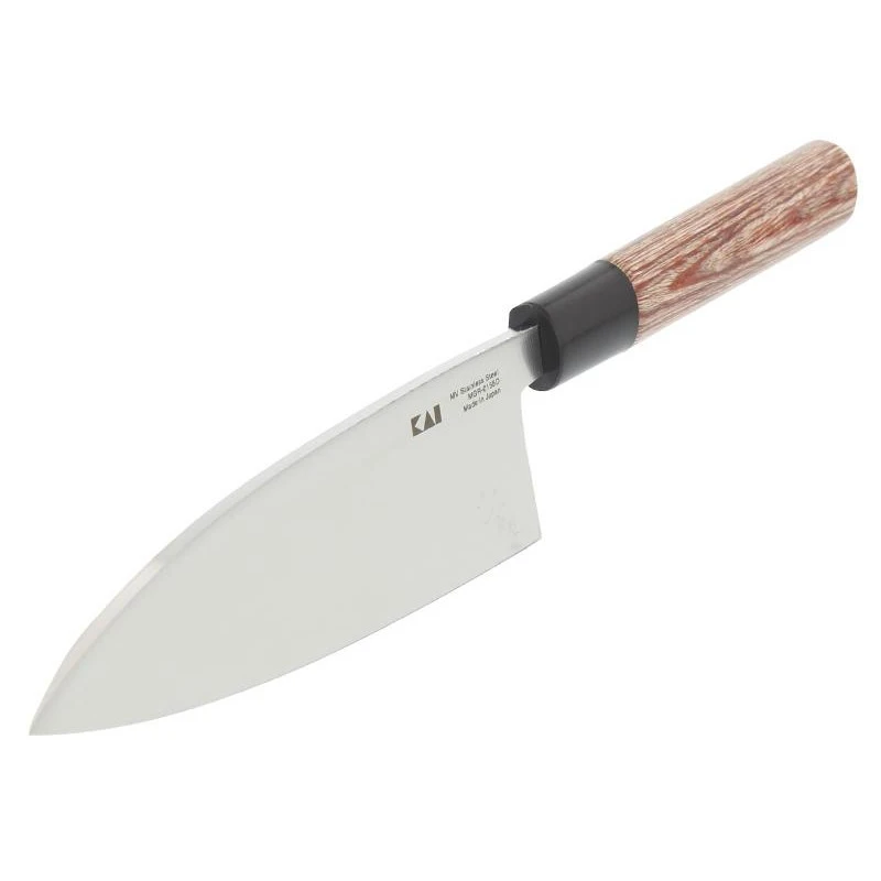 Couteau Deba Kai Seki Magoroku Redwood 15,5cm 4 Couteau Deba Kai Seki Magoroku Redwood 15,5cm – Image 2