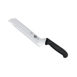 Couteau Fromage/beurre Victorinox Lame Alvéolée 21cm Fibrox Noir