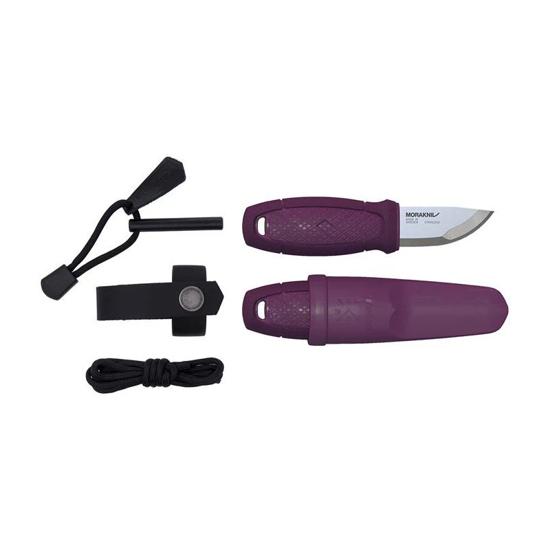 Couteau Mora Eldris Aubergine + Fire-starter 3 Couteau Mora Eldris Aubergine + Fire-starter
