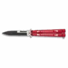 Couteau Papillon Albainox 36236 Manche Rouge -Couteaux Série Boutique couteau papillon albainox 36236 manche rouge