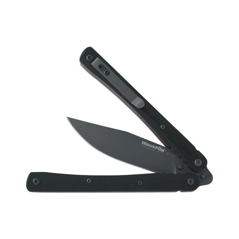 Couteau Papillon Black Fox Lame Noire 5 Couteau Papillon Black Fox Lame Noire – Image 3