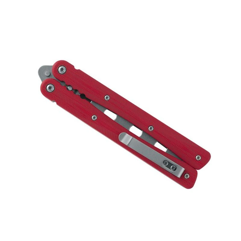 Couteau Papillon Black Fox Training Rouge 4 Couteau Papillon Black Fox Training Rouge – Image 2