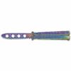 Couteau Papillon D'entrainement Rainbow 2 Couteau Papillon D'entrainement Rainbow -Couteaux Série Boutique couteau papillon d entrainement rainbow