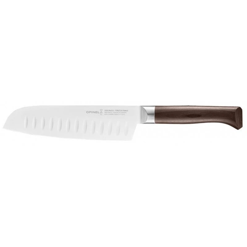 Couteau Santoku Alvéolé Opinel Les Forgés 1890 3 Couteau Santoku Alvéolé Opinel Les Forgés 1890