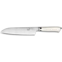 Couteau Santoku Damas Déglon Manche Corian