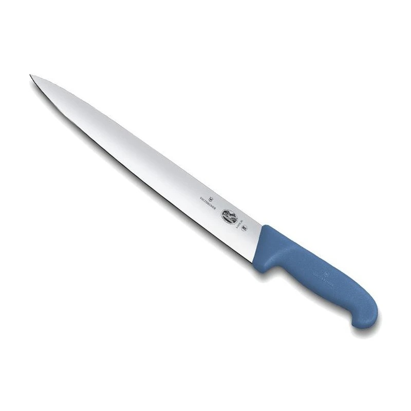 Couteau Tranchelard Victorinox Fibrox Bleu Lame 30cm 3 Couteau Tranchelard Victorinox Fibrox Bleu Lame 30cm