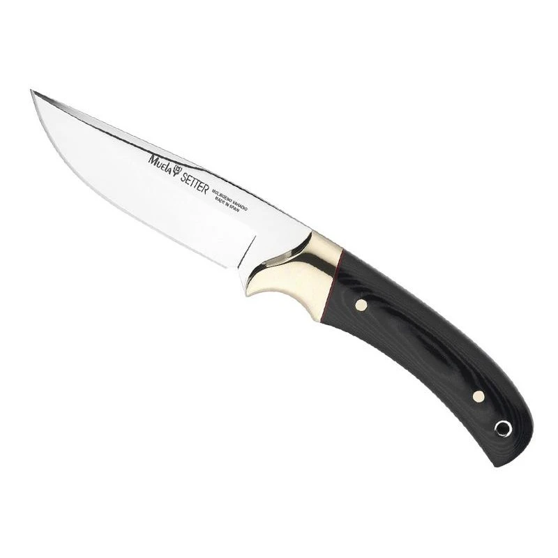Poignard Muela Setter 11cm Micarta Noir Inox 3 Poignard Muela Setter 11cm Micarta Noir Inox
