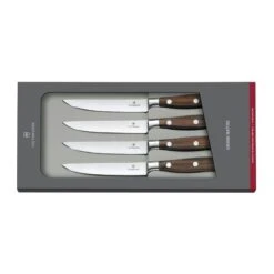 Set De 4 Couteaux à Steak Victorinox Grand Maître Forgé 12cm Palissandre